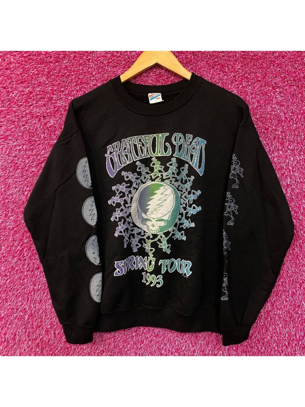 Grateful Dead Spring Tour Psychadelic Rock Crewneck sweater size Small